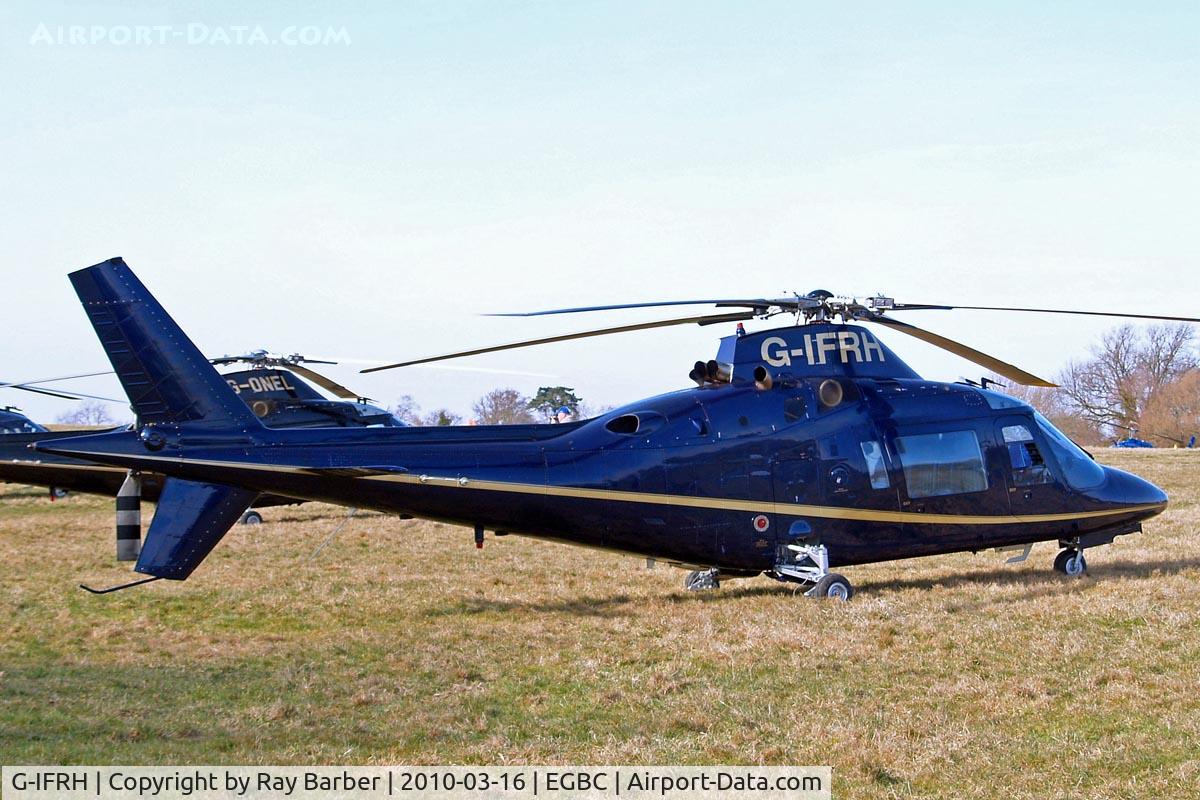 G-IFRH, 1990 Agusta A-109C C/N 7619, Agusta A.109C [7619] Cheltenham~G 16/03/2010