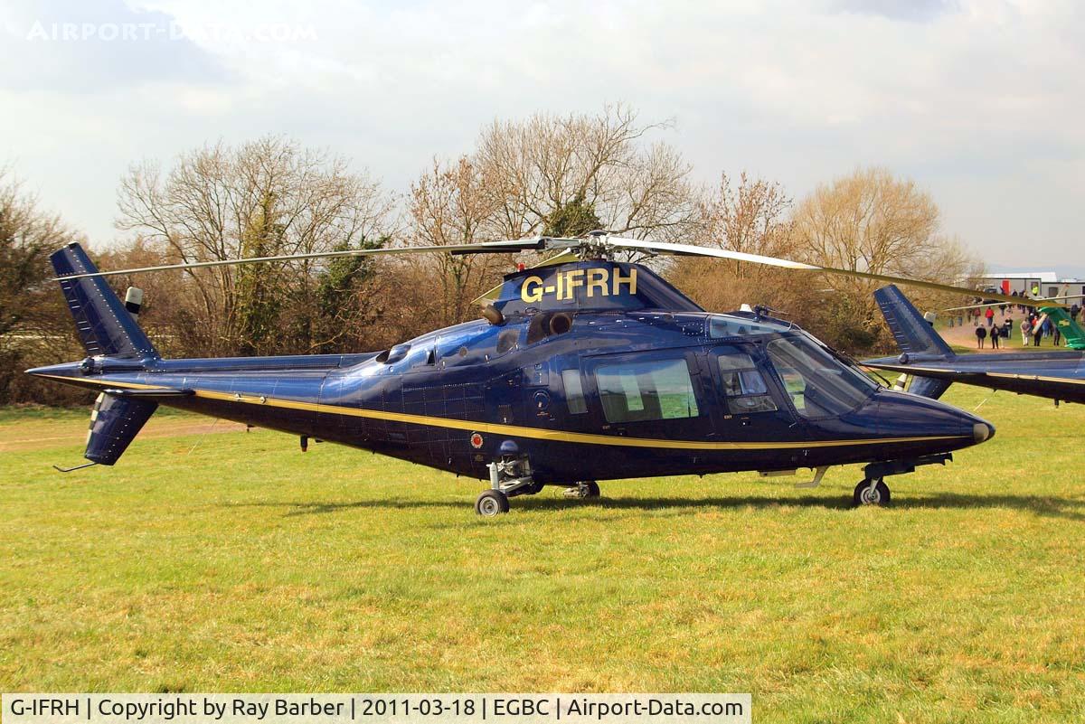G-IFRH, 1990 Agusta A-109C C/N 7619, Agusta A.109C [7619] Cheltenham~G 18/03/2011