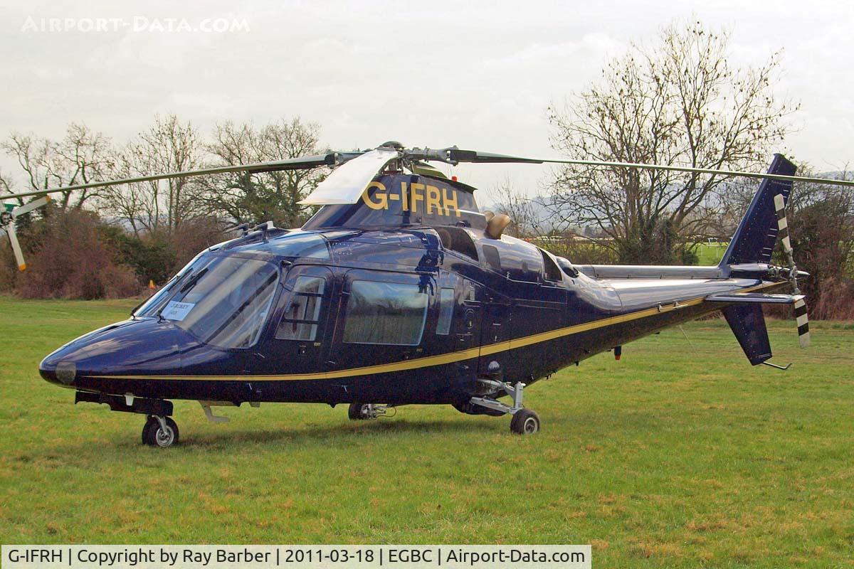 G-IFRH, 1990 Agusta A-109C C/N 7619, Agusta A.109C [7619] Cheltenham~G 18/03/2011