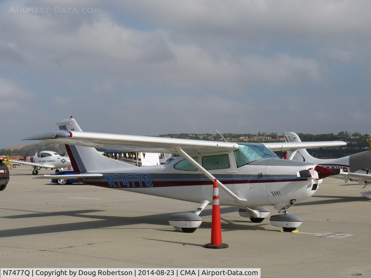 N7477Q, 1972 Cessna 182P Skylane C/N 18261117, 1972 Cessna 182P SKYLANE, Continental O-470-S 230 Hp