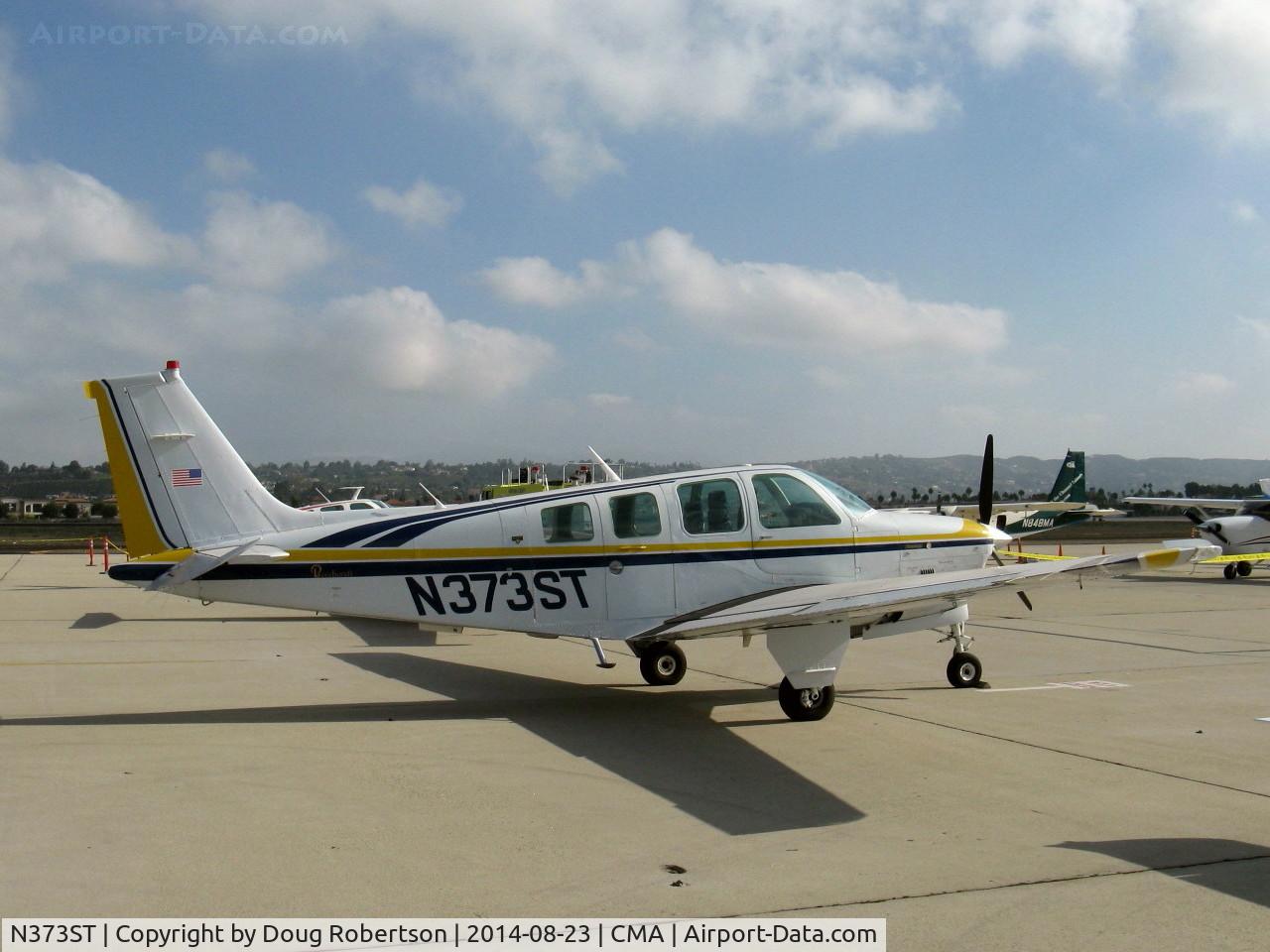 N373ST, 1982 Beech B36TC Bonanza C/N EA-308, 1982 Beech B36TC BONANZA, Continental TSIO-520-UB 300 Hp, Experimental class