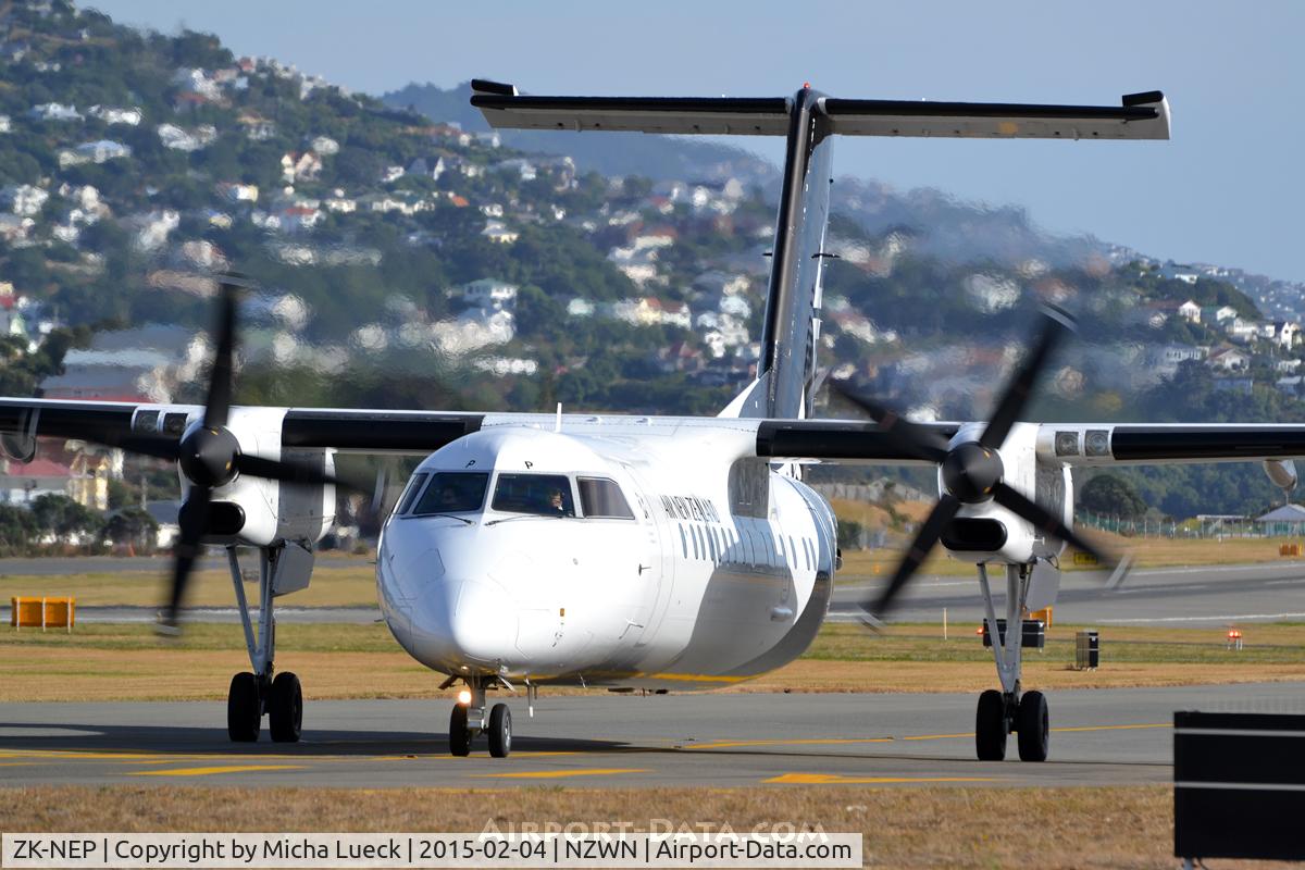 ZK-NEP, 2006 De Havilland Canada DHC-8-311Q Dash 8 C/N 634, At Wellington