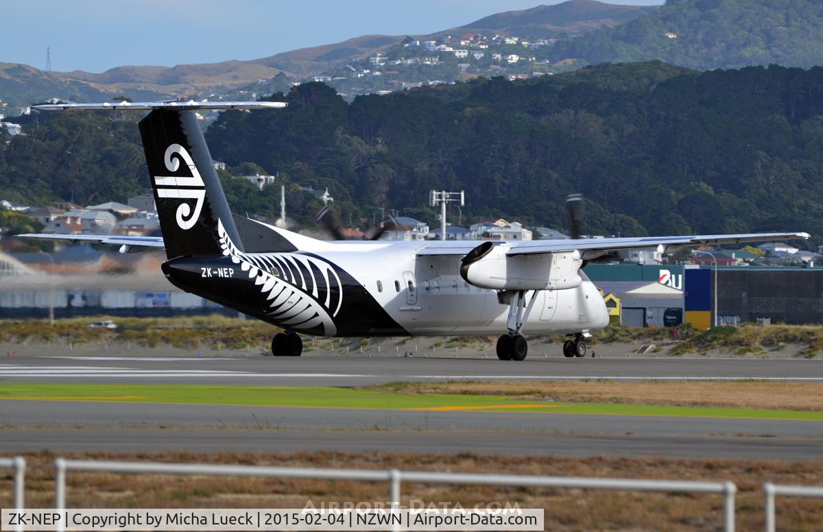 ZK-NEP, 2006 De Havilland Canada DHC-8-311Q Dash 8 C/N 634, At Wellington
