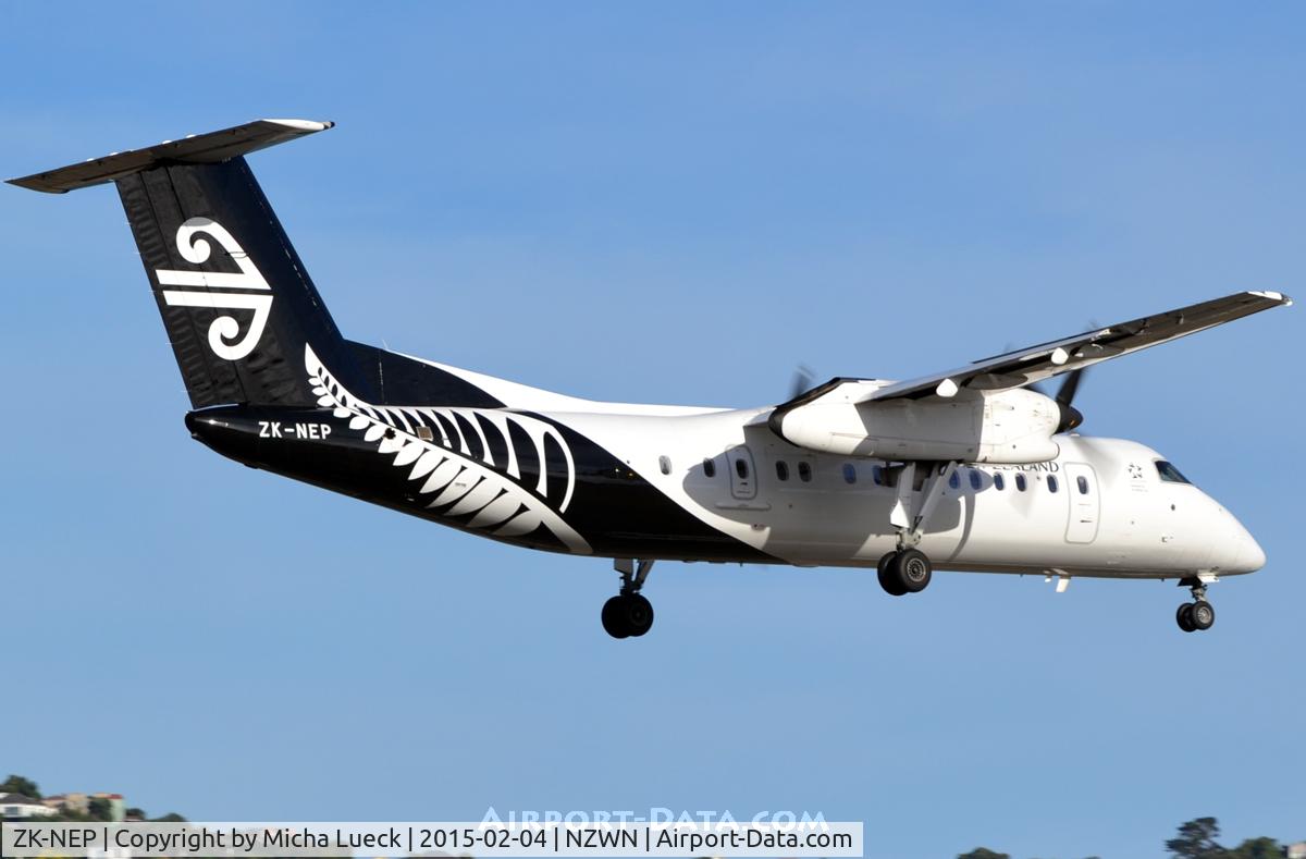 ZK-NEP, 2006 De Havilland Canada DHC-8-311Q Dash 8 C/N 634, At Wellington