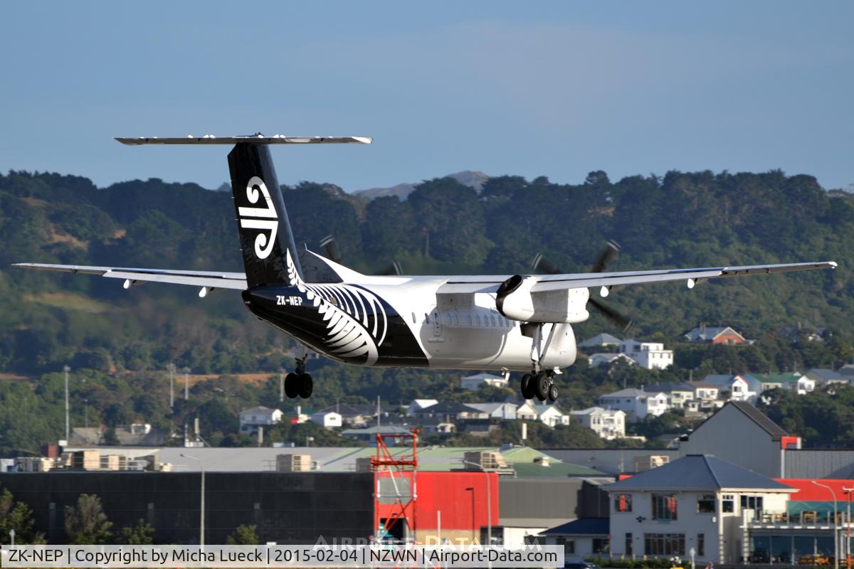 ZK-NEP, 2006 De Havilland Canada DHC-8-311Q Dash 8 C/N 634, At Wellington