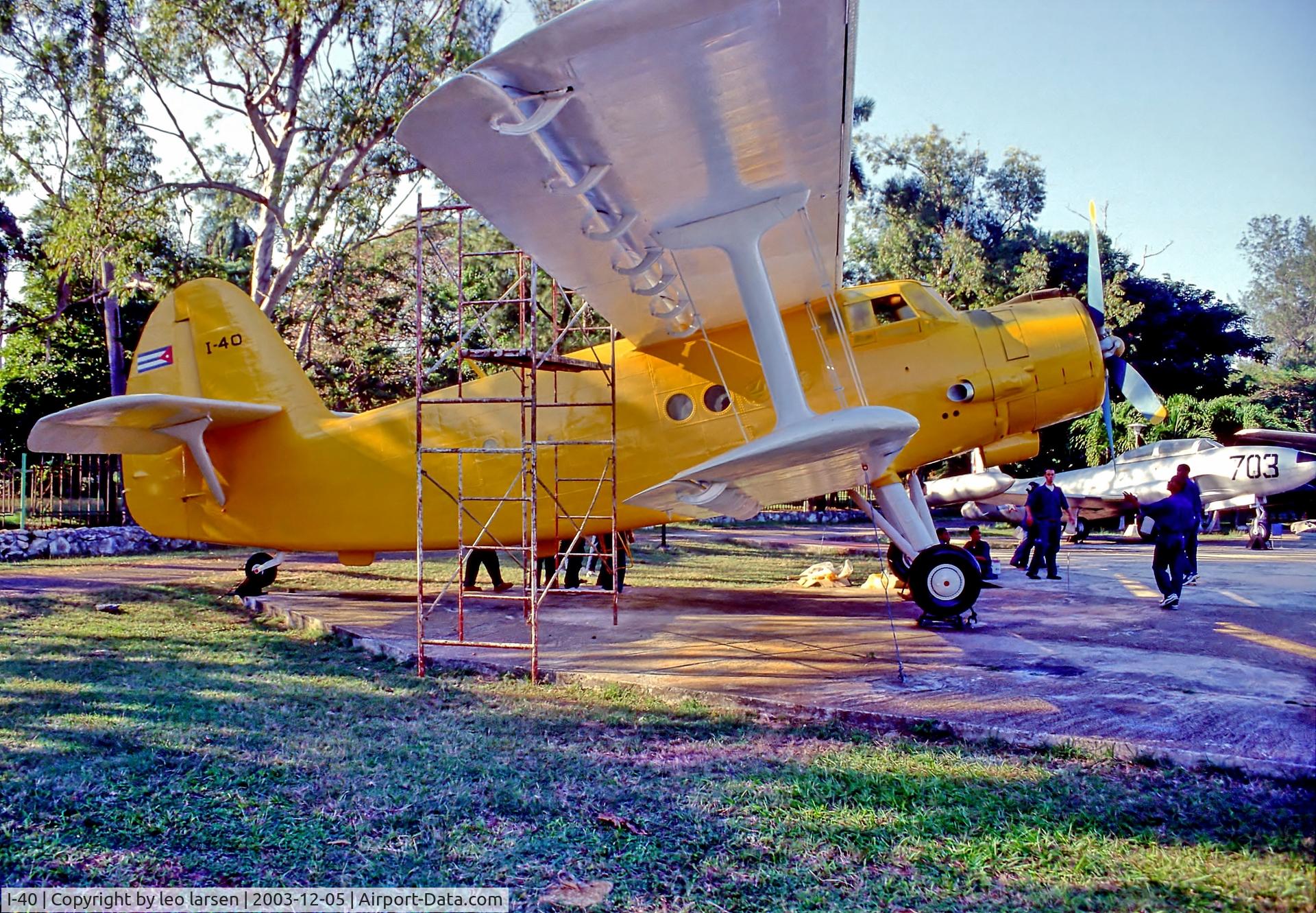 I-40, 1977 Antonov An-2 C/N 1G177-33, Museo del Aire Havana 5.12.03