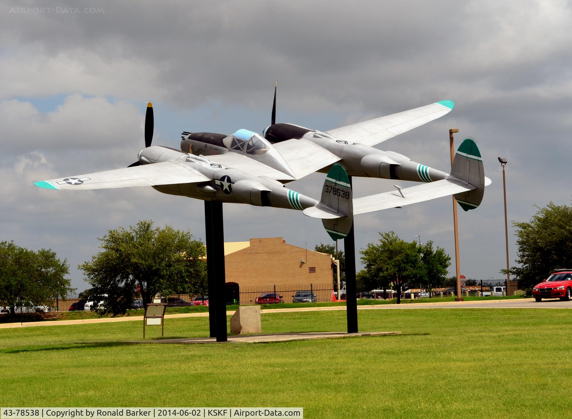 43-78538, Lockheed P-38L-5 Lightning C/N Not found 47-78538, P-38L marked as 43-78538