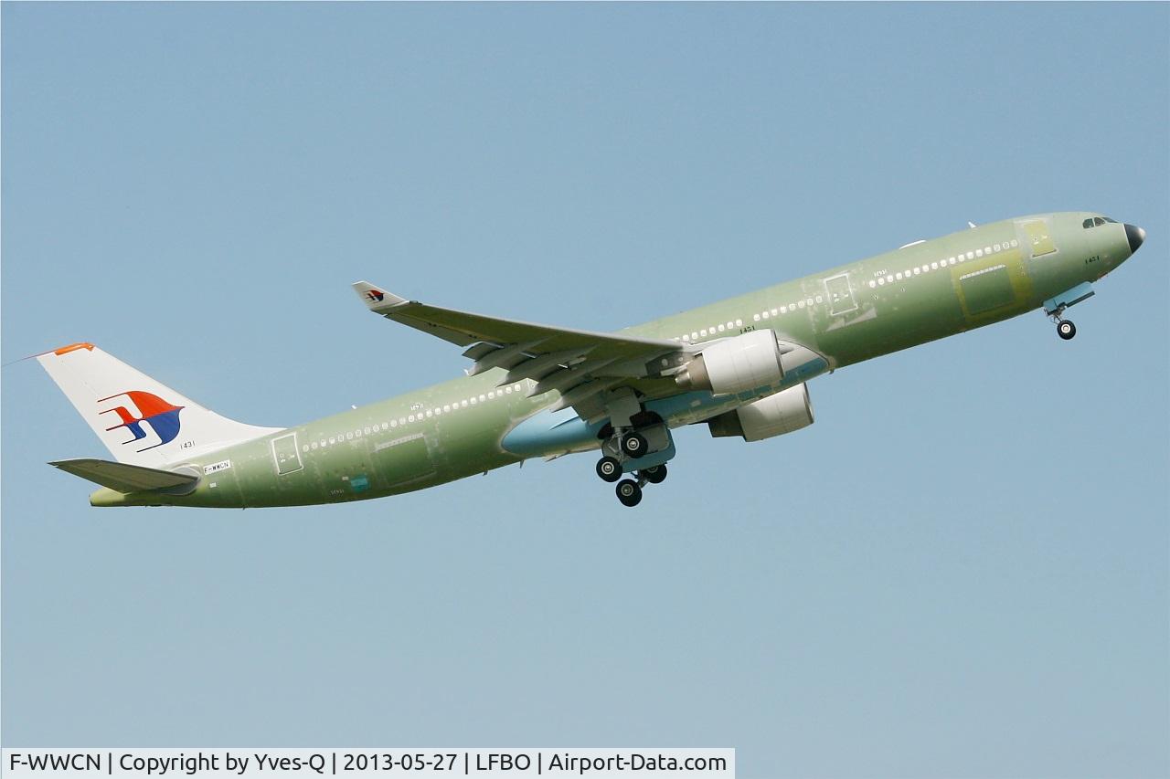 F-WWCN, 2013 Airbus A330-323X C/N 1431, Airbus A330-323X, the pilot decided to perform a go-around during a flying test, Toulouse-Blagnac Airport (LFBO-TLS)