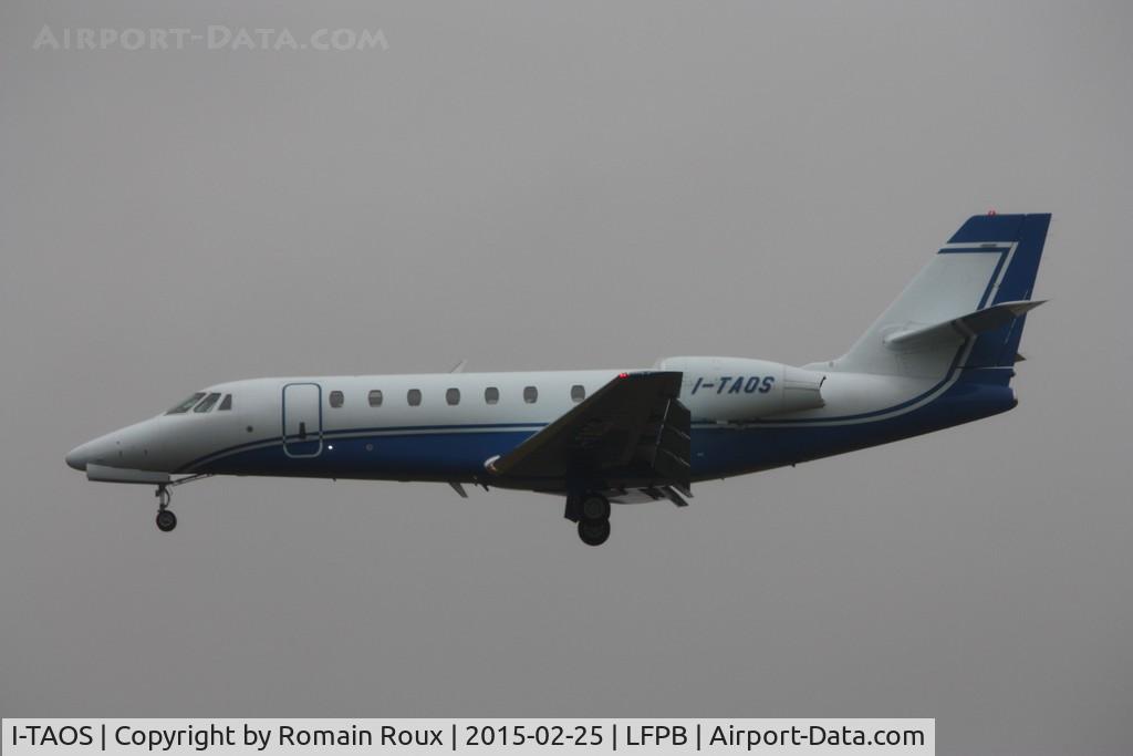 I-TAOS, 2010 Cessna 680 Citation Sovereign C/N 680-0309, Landing