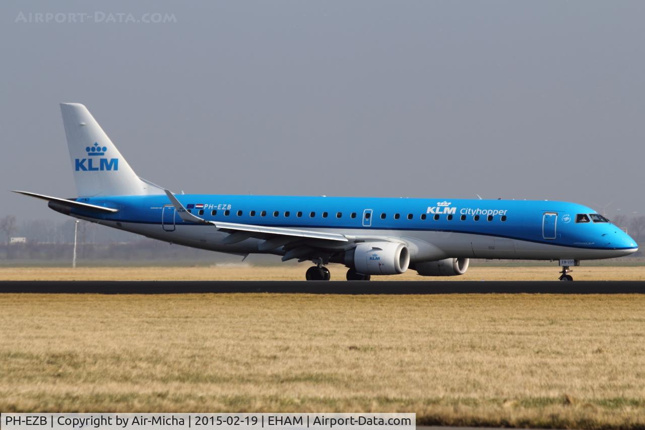 PH-EZB, 2008 Embraer 190LR (ERJ-190-100LR) C/N 19000235, KLM Cityhopper