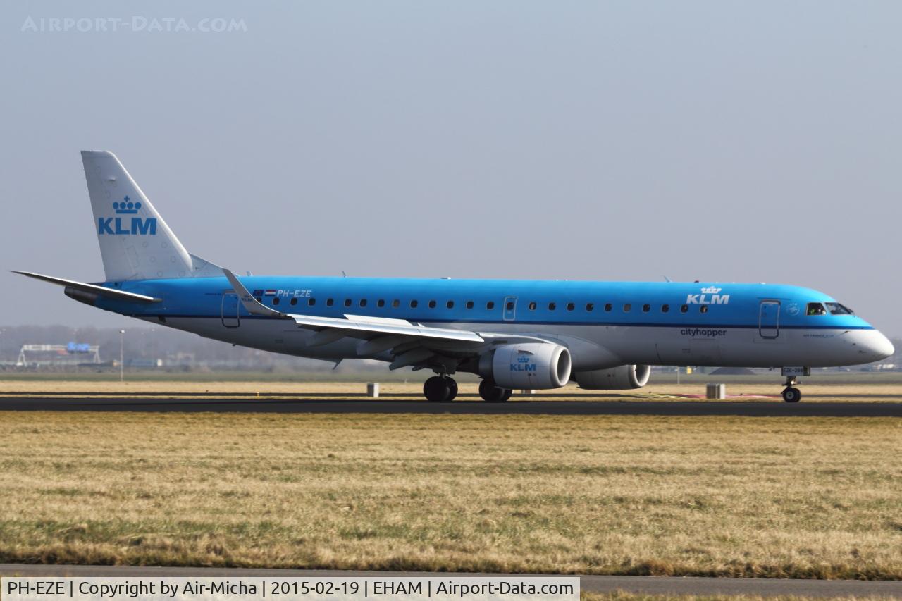 PH-EZE, 2009 Embraer 190LR (ERJ-190-100LR) C/N 19000288, KLM Cityhopper