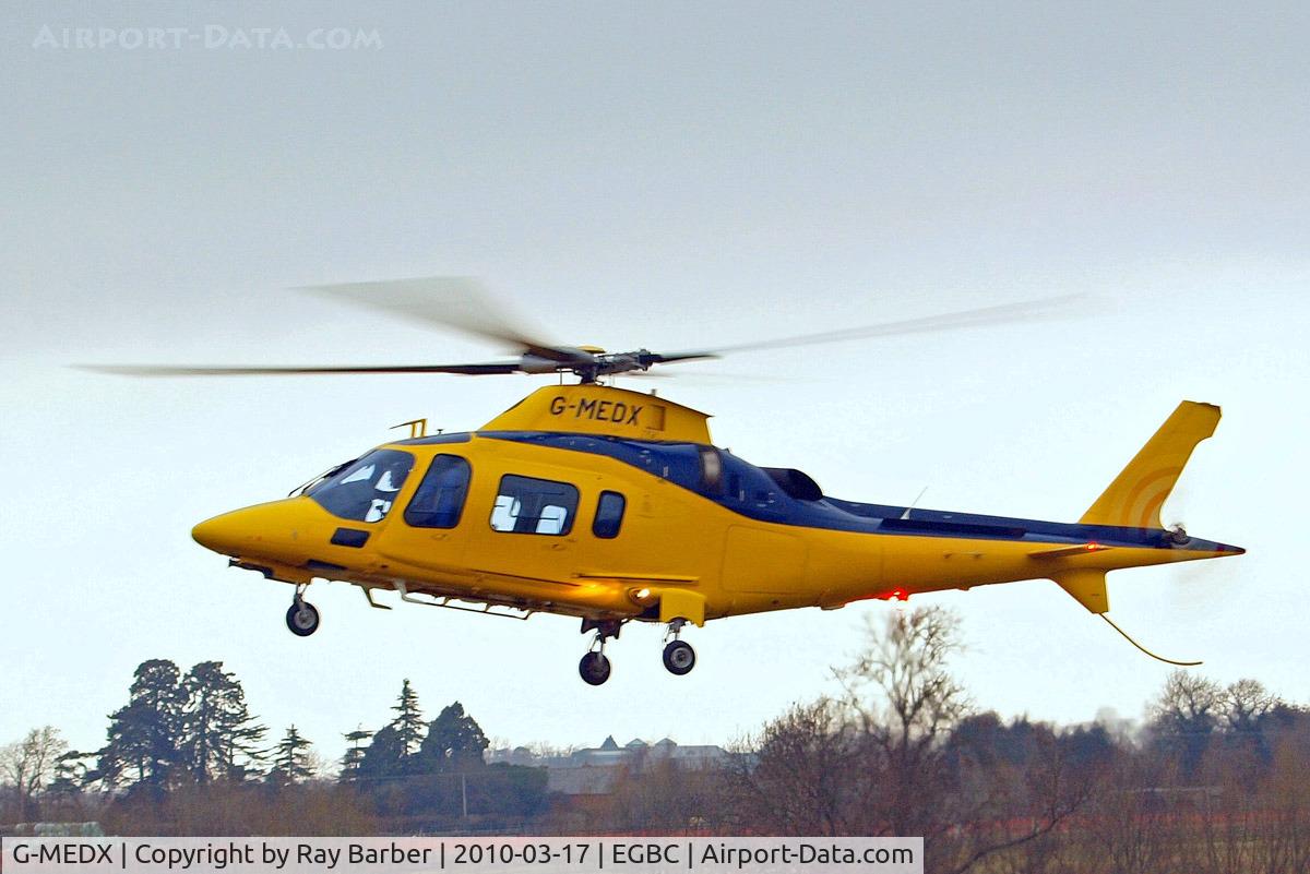 G-MEDX, 2008 Agusta A-109E Power C/N 11745, Agusta A.109E Power Elite [11745] Cheltenham~G 17/03/2010