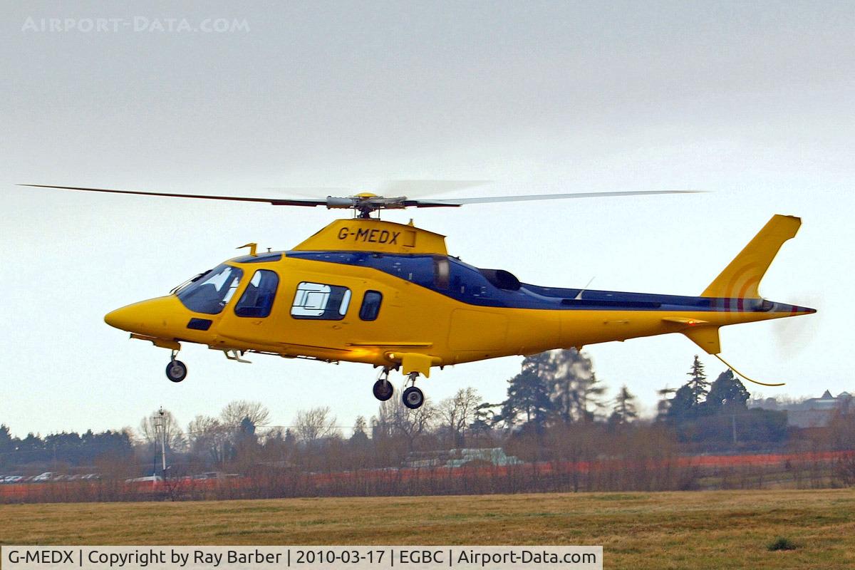 G-MEDX, 2008 Agusta A-109E Power C/N 11745, Agusta A.109E Power Elite [11745] Cheltenham~G 17/03/2010