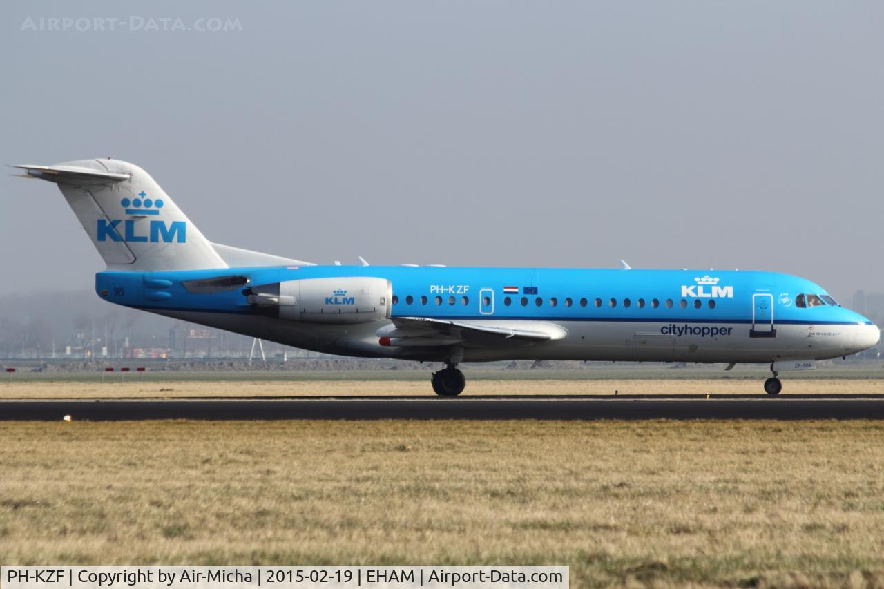 PH-KZF, 1996 Fokker 70 (F-28-0070) C/N 11577, KLM Cityhopper