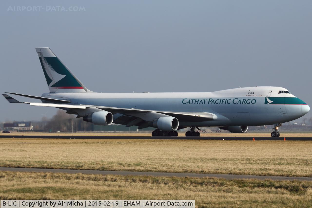 B-LIC, 2009 Boeing 747-467ERF C/N 36868, Cathay Pacific Airways