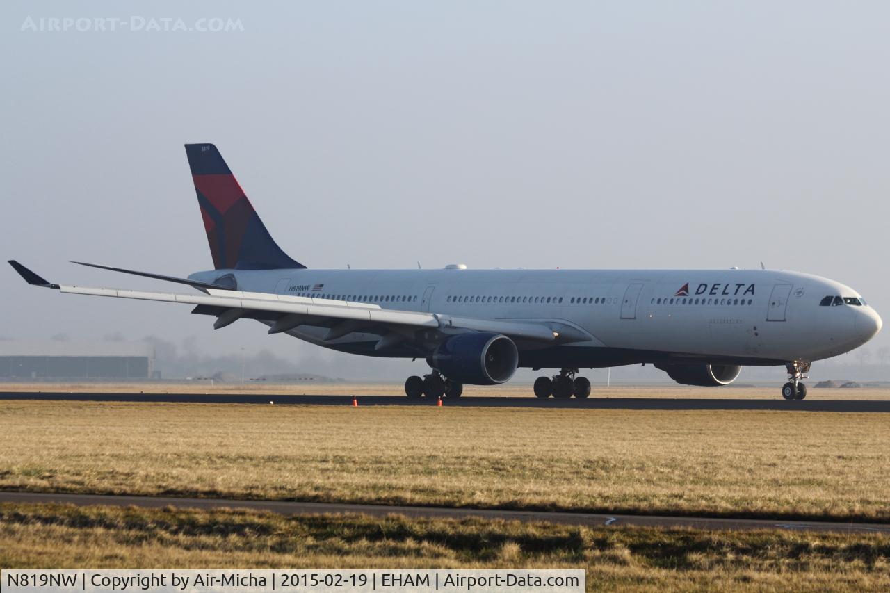 N819NW, 2007 Airbus A330-323 C/N 0858, Delta Air Lines
