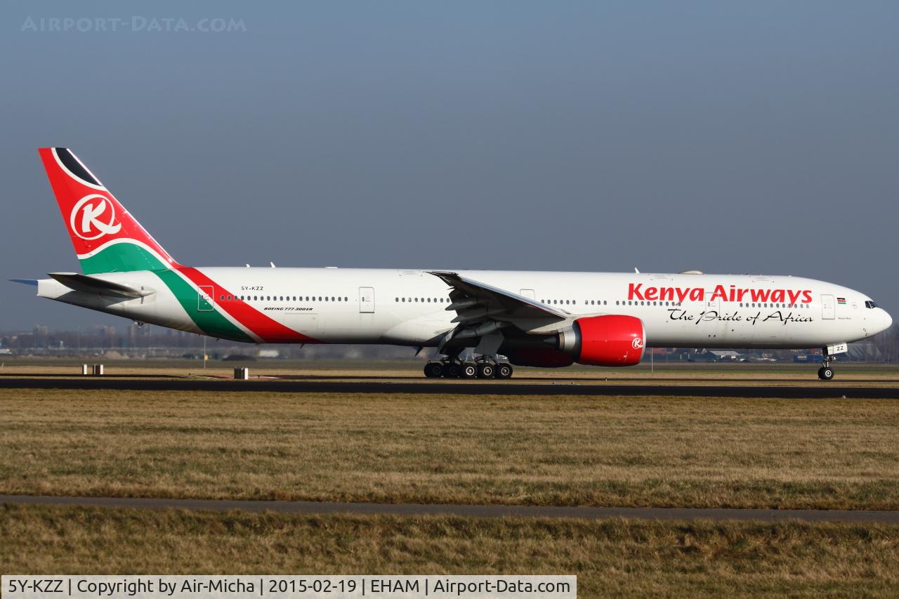 5Y-KZZ, 2013 Boeing 777-36N/ER C/N 41818, Kenya Airways