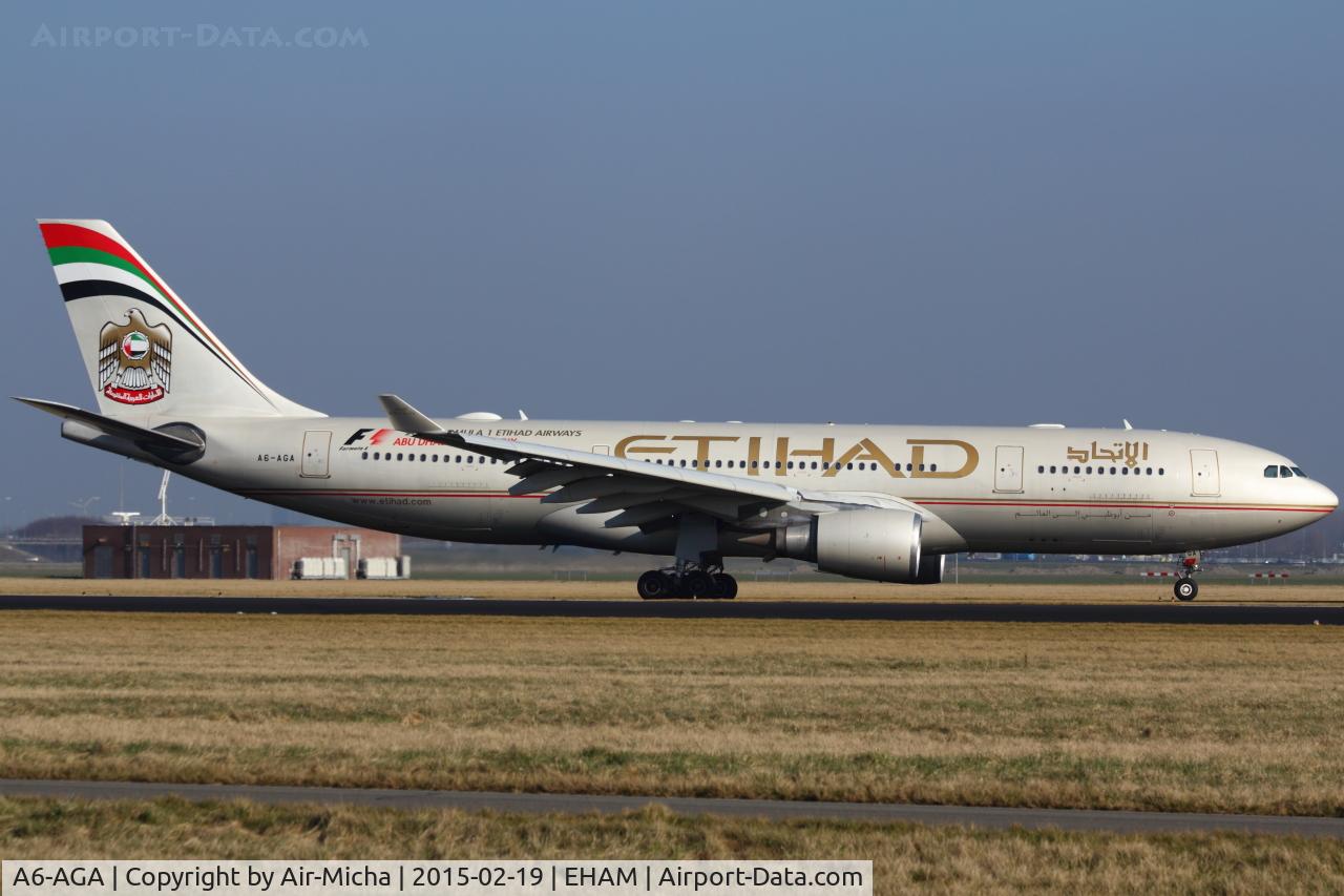 A6-AGA, 2007 Airbus A330-203 C/N 825, Etihad Airways