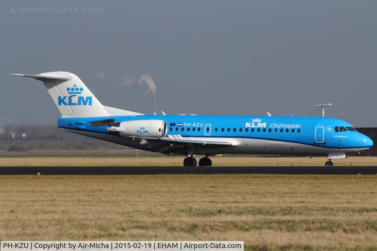 PH-KZU, 1995 Fokker 70 (F-28-0070) C/N 11543, KLM Cityhopper