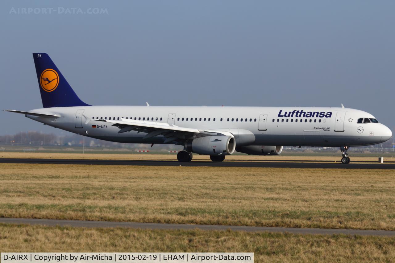 D-AIRX, 1998 Airbus A321-131 C/N 0887, Lufthansa