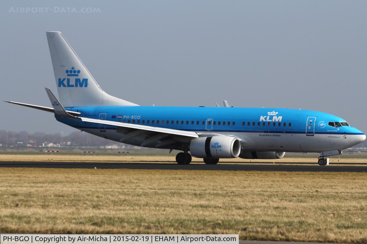 PH-BGO, 2011 Boeing 737-7K2 C/N 38126, KLM Royal Dutch Airlines