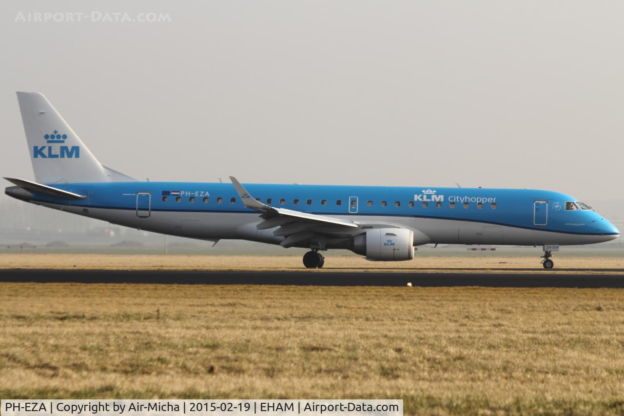 PH-EZA, 2008 Embraer 190LR (ERJ-190-100LR) C/N 19000224, KLM Cityhopper