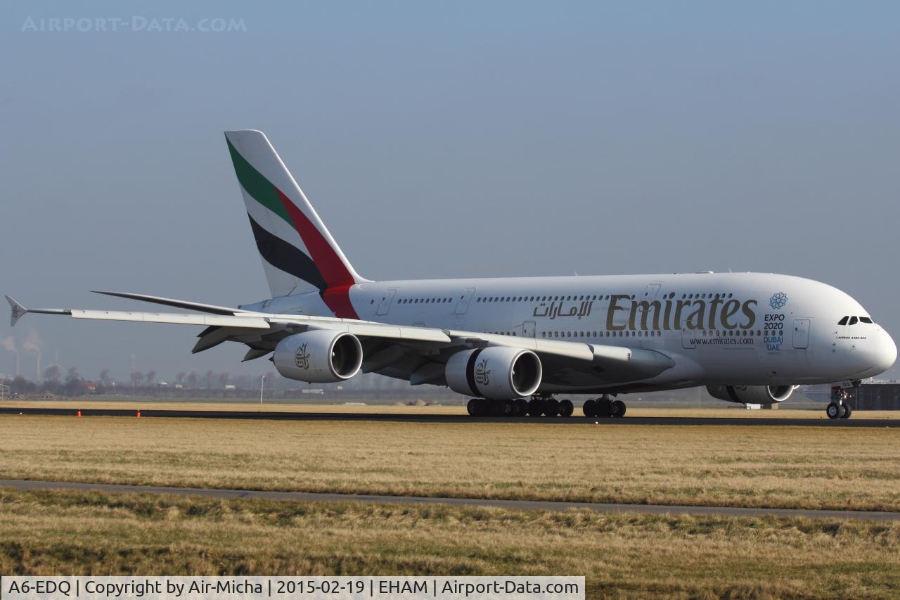 A6-EDQ, 2011 Airbus A380-861 C/N 080, Emirates
