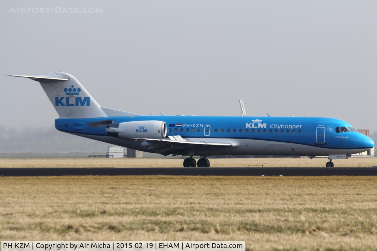 PH-KZM, 1995 Fokker 70 (F-28-0070) C/N 11561, KLM Cityhopper