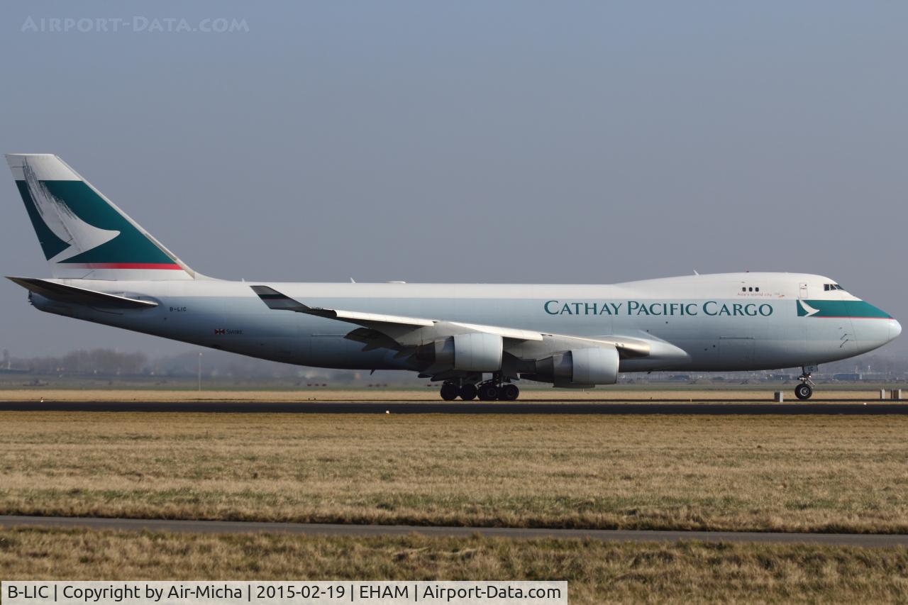 B-LIC, 2009 Boeing 747-467ERF C/N 36868, Cathay Pacific Airways