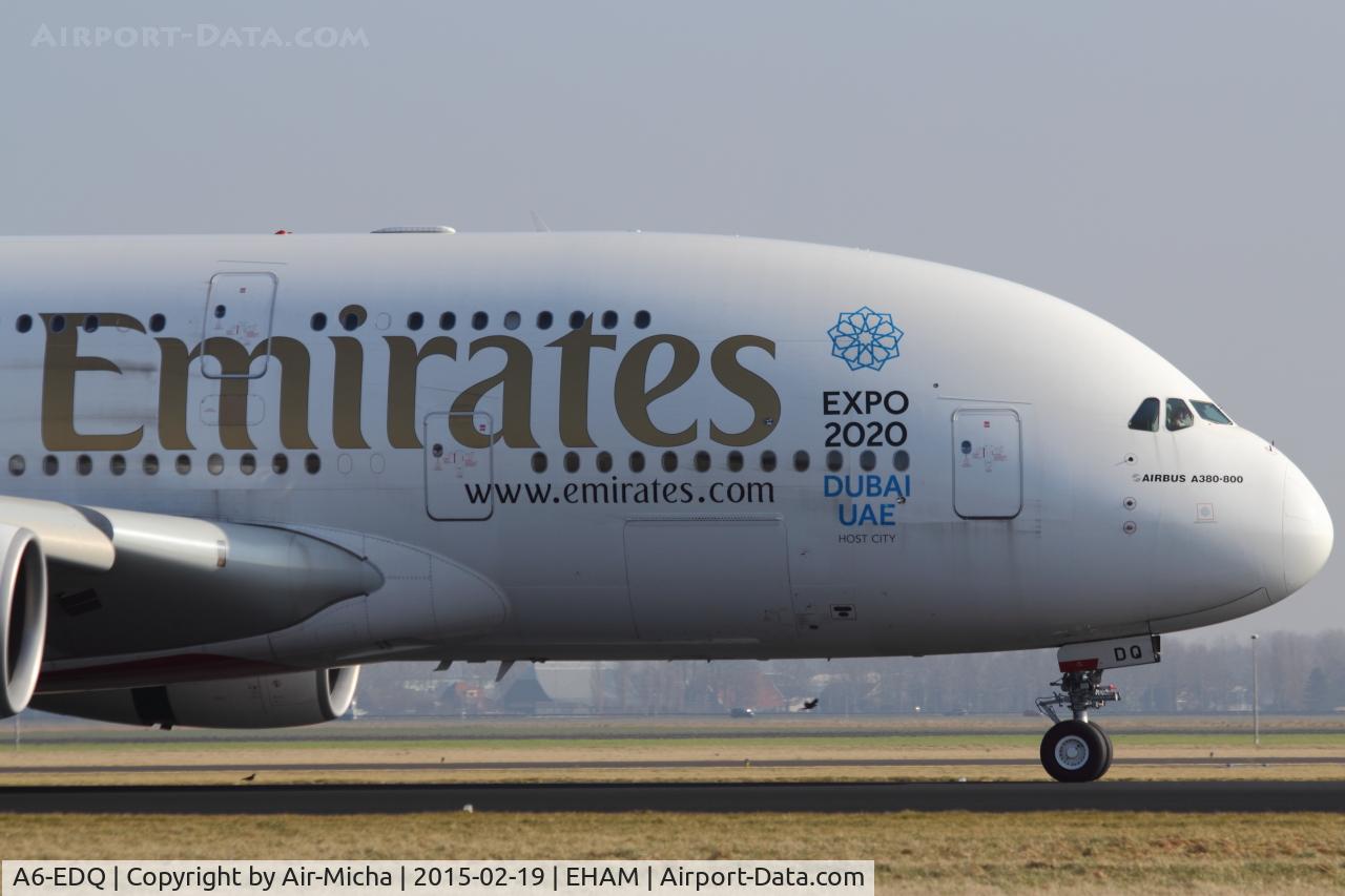 A6-EDQ, 2011 Airbus A380-861 C/N 080, Emirates