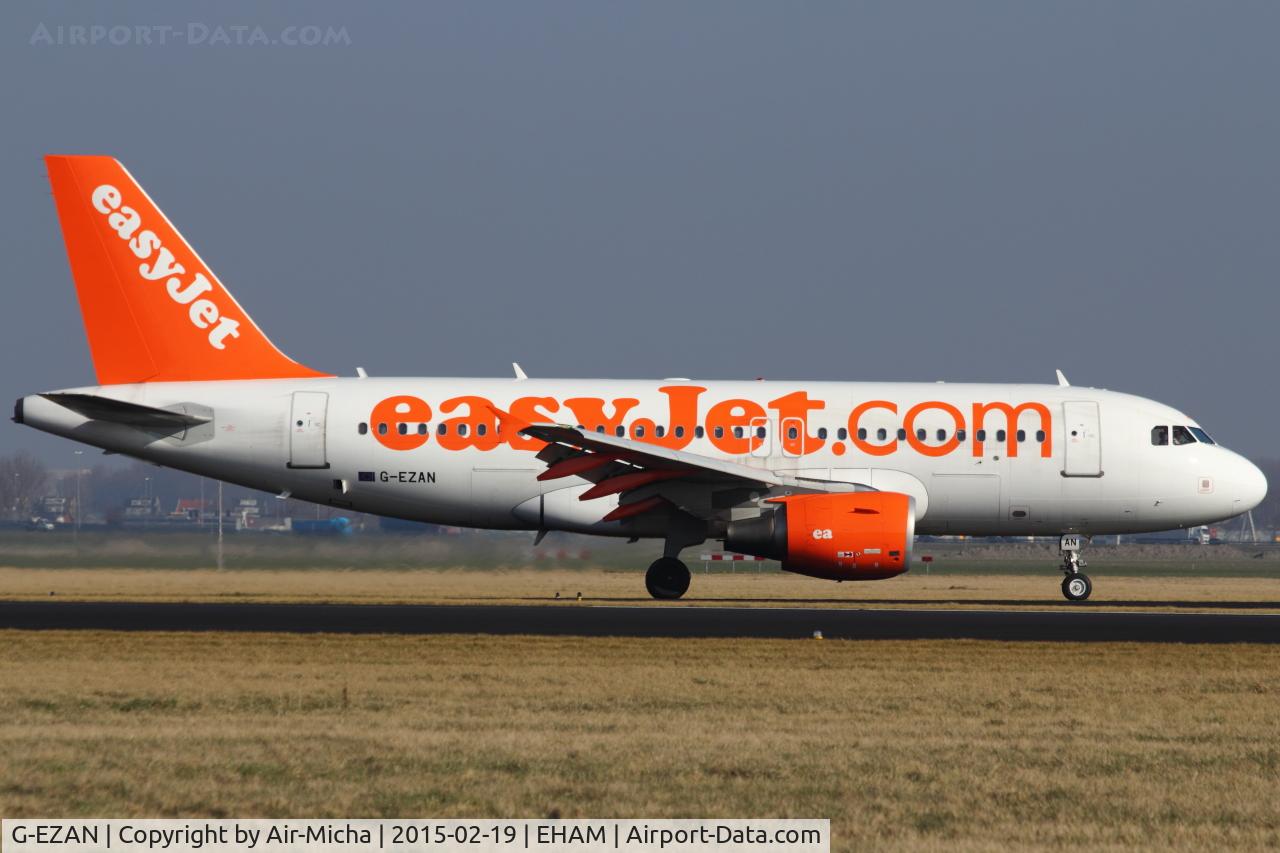 G-EZAN, 2006 Airbus A319-111 C/N 2765, EasyJet
