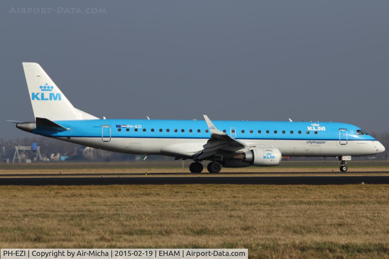 PH-EZI, 2009 Embraer 190LR (ERJ-190-100LR) C/N 19000322, KLM Cityhopper