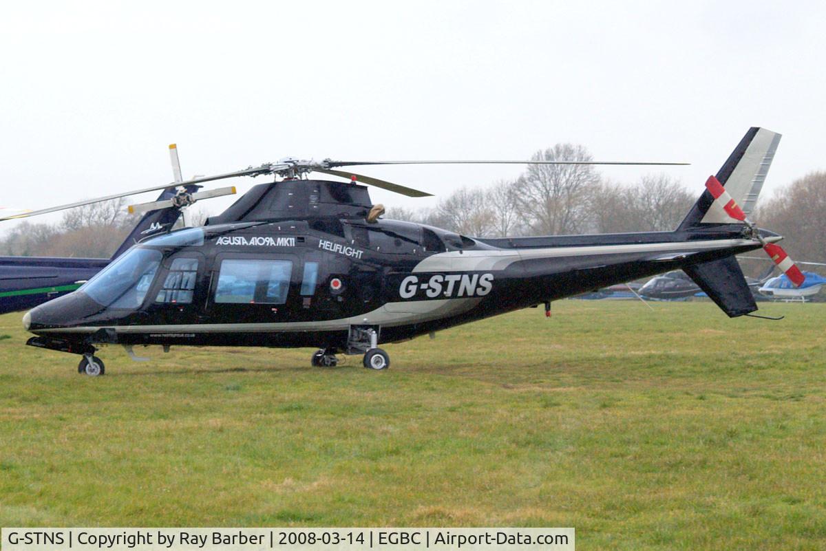 G-STNS, 1985 Agusta A-109A-2 C/N 7324, Agusta A-109A-II [7324] Cheltenham~G 14/03/2008