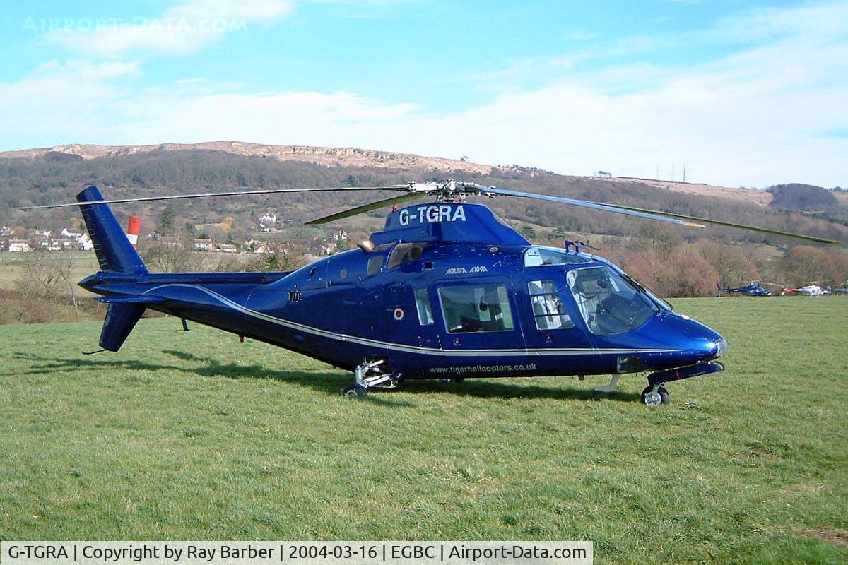 G-TGRA, 1982 Agusta A-109A Hirundo C/N 7201, Agusta A.109A [7201] Cheltenham~G 16/03/2004