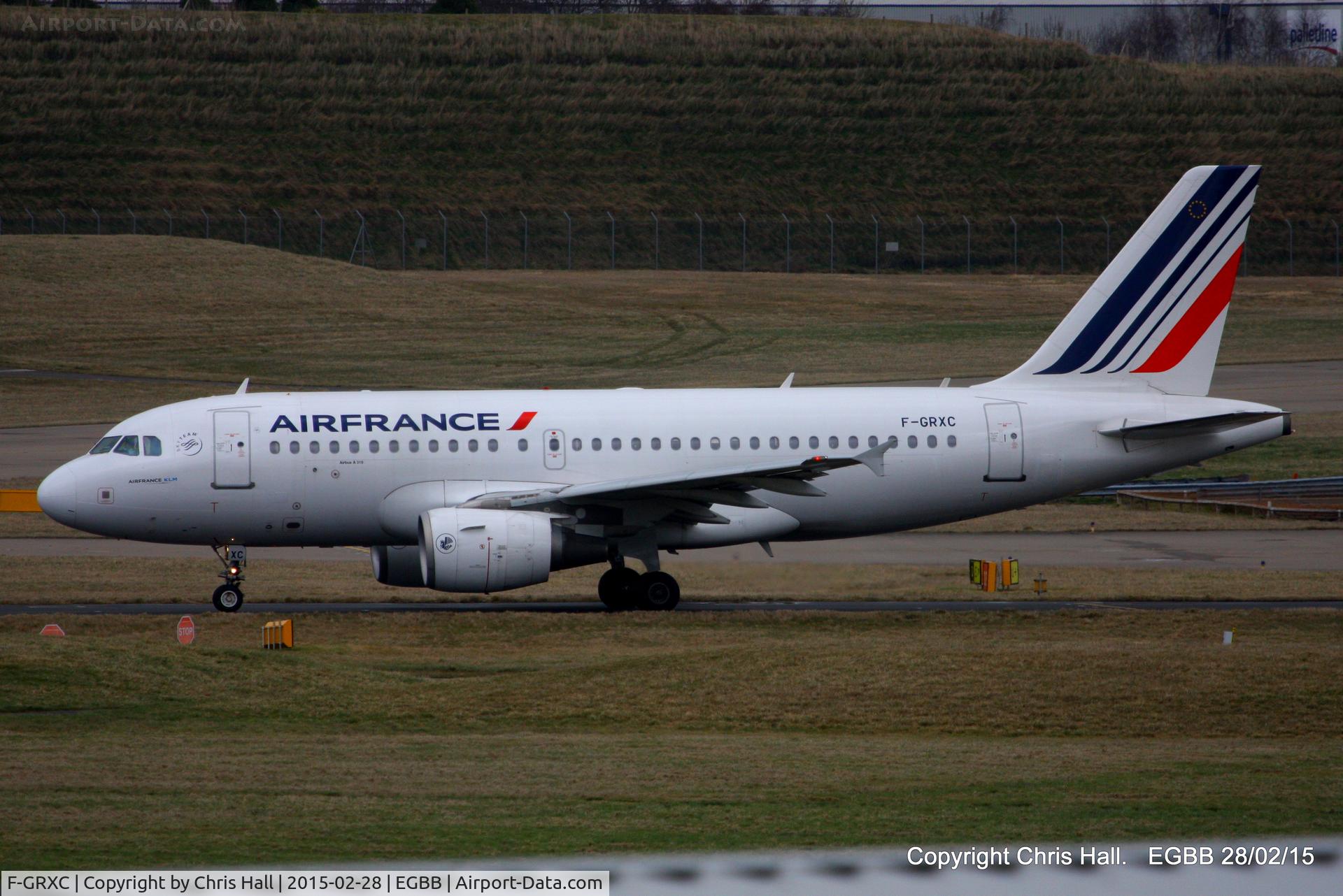 F-GRXC, 2002 Airbus A319-111 C/N 1677, Air France