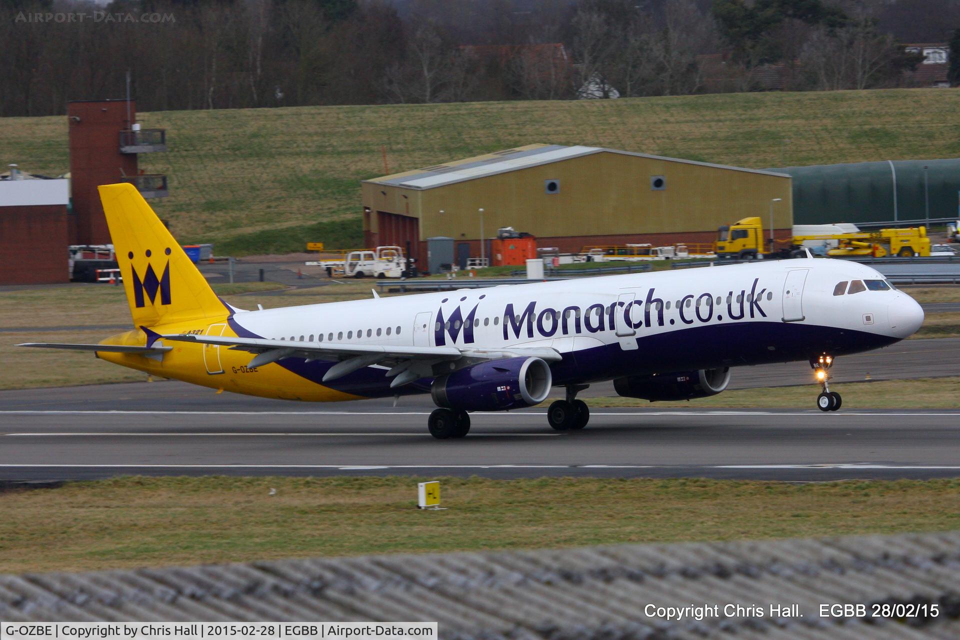 G-OZBE, 2002 Airbus A321-231 C/N 1707, Monarch
