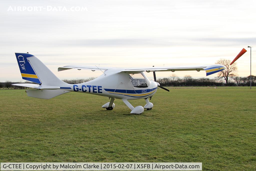G-CTEE, 2007 Flight Design CTSW C/N 8269, Flight Design CTSW at Fishburn Airfield UK, February 7th 2015.