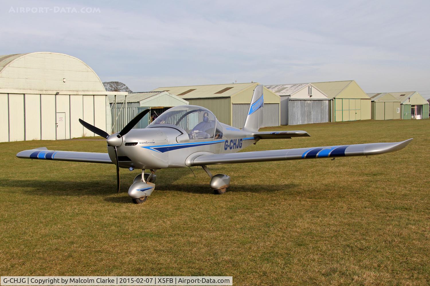 G-CHJG, 2012 Cosmik EV-97 TeamEurostar UK C/N 3938, Cosmik EV-97 TeamEurostar UK at Fishburn Airfield UK, February 7th 2015.