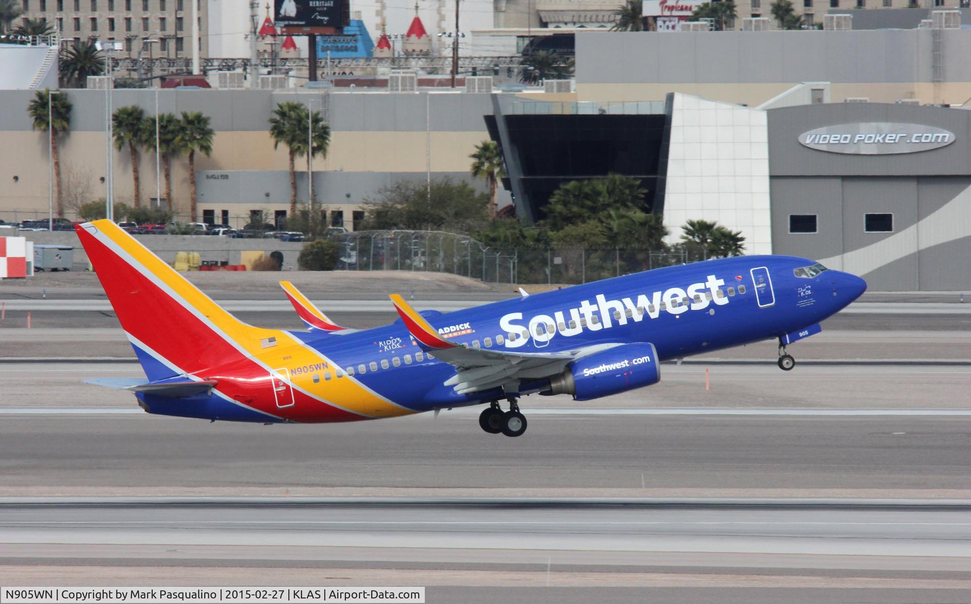 N905WN, 2008 Boeing 737-7H4 C/N 36617, Boeing 737-700