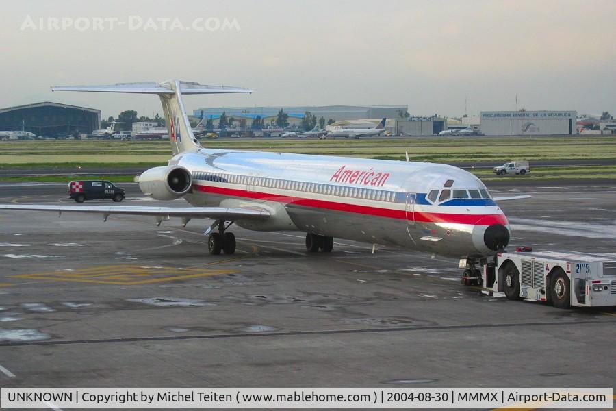 UNKNOWN, McDonnell Douglas MD-80 (DC-9) C/N Unknown, American Airlines DC-9 at Mexico