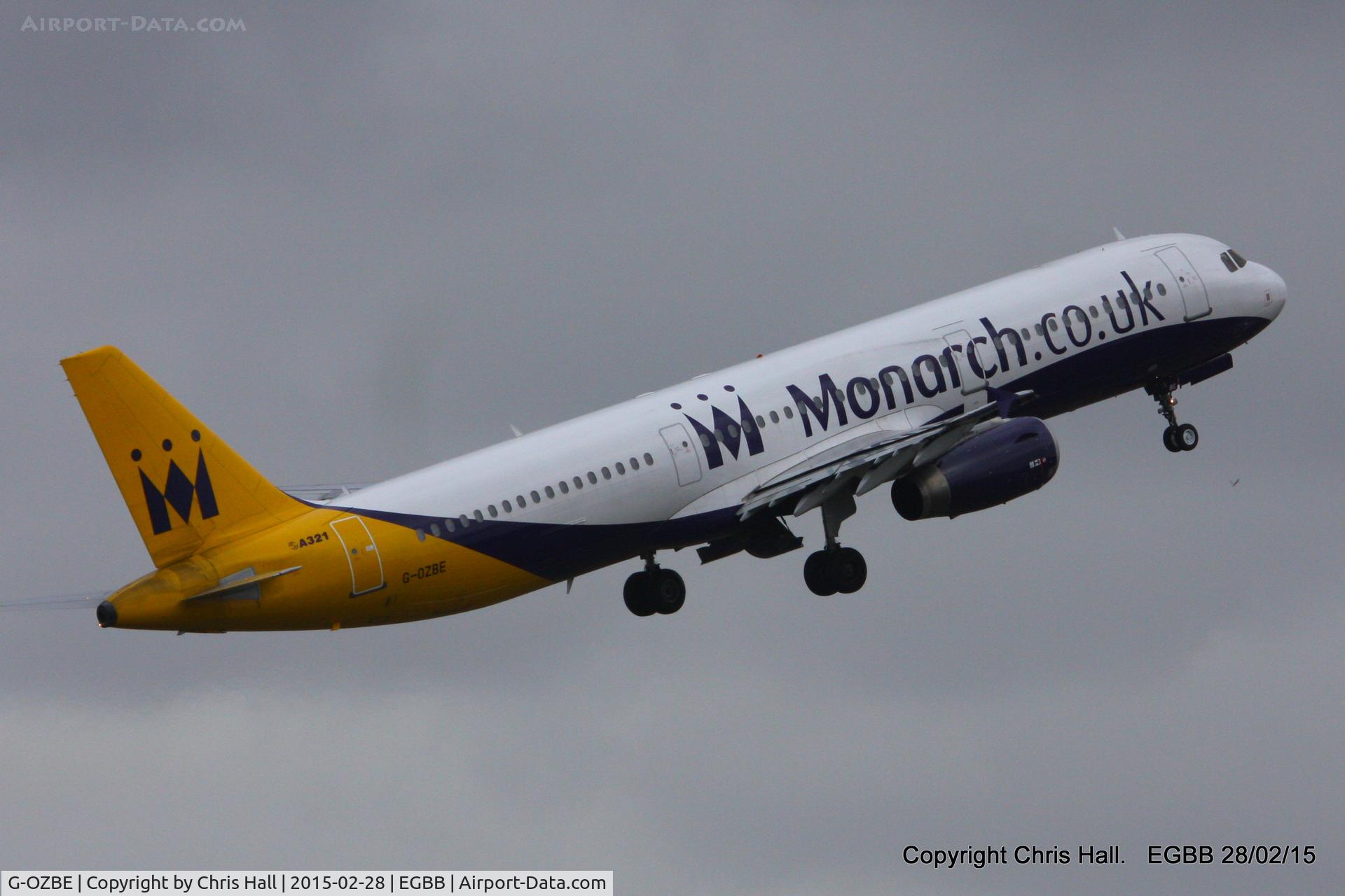 G-OZBE, 2002 Airbus A321-231 C/N 1707, Monarch