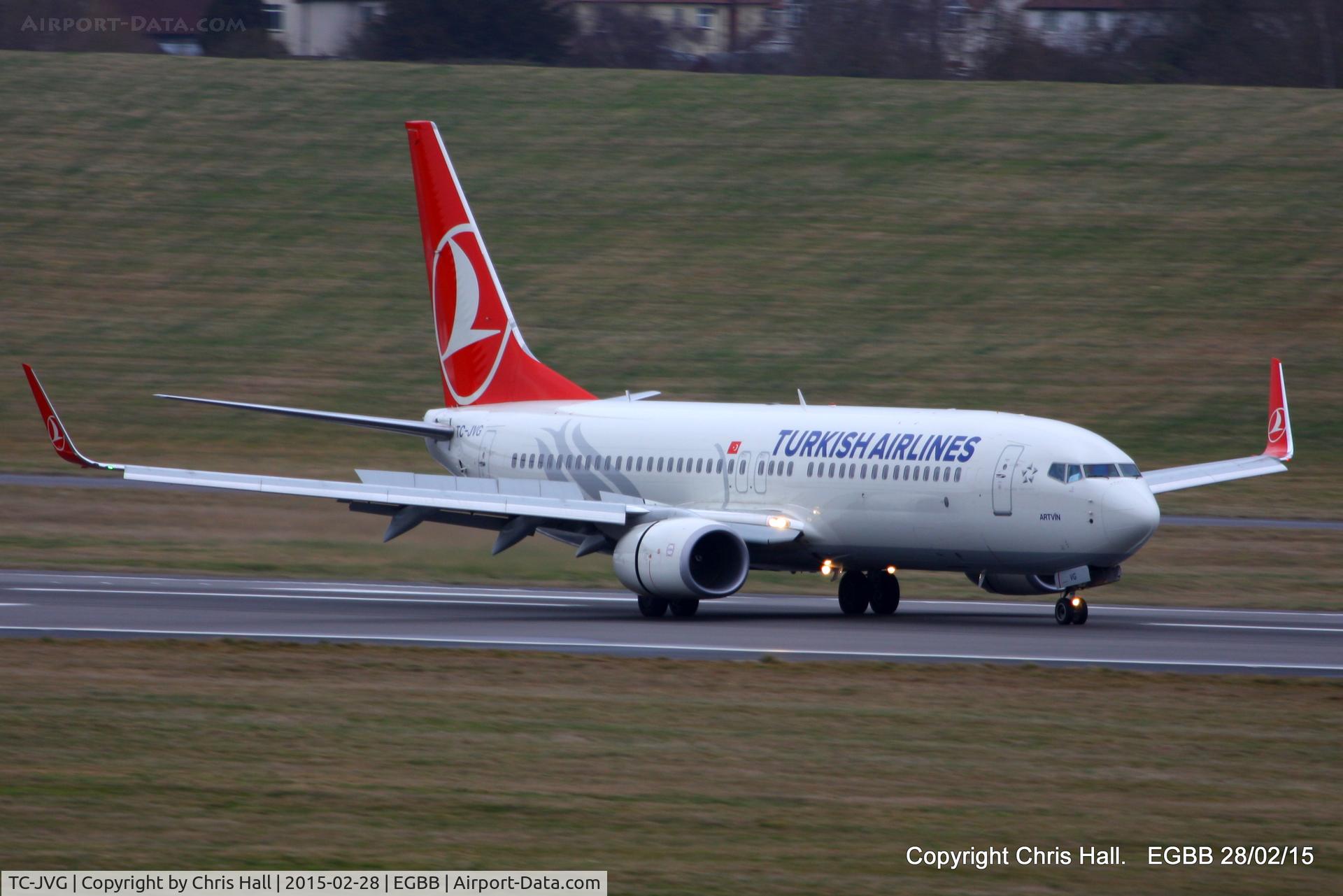 TC-JVG, 2014 Boeing 737-8F2 C/N 42009, Turkish Airlines