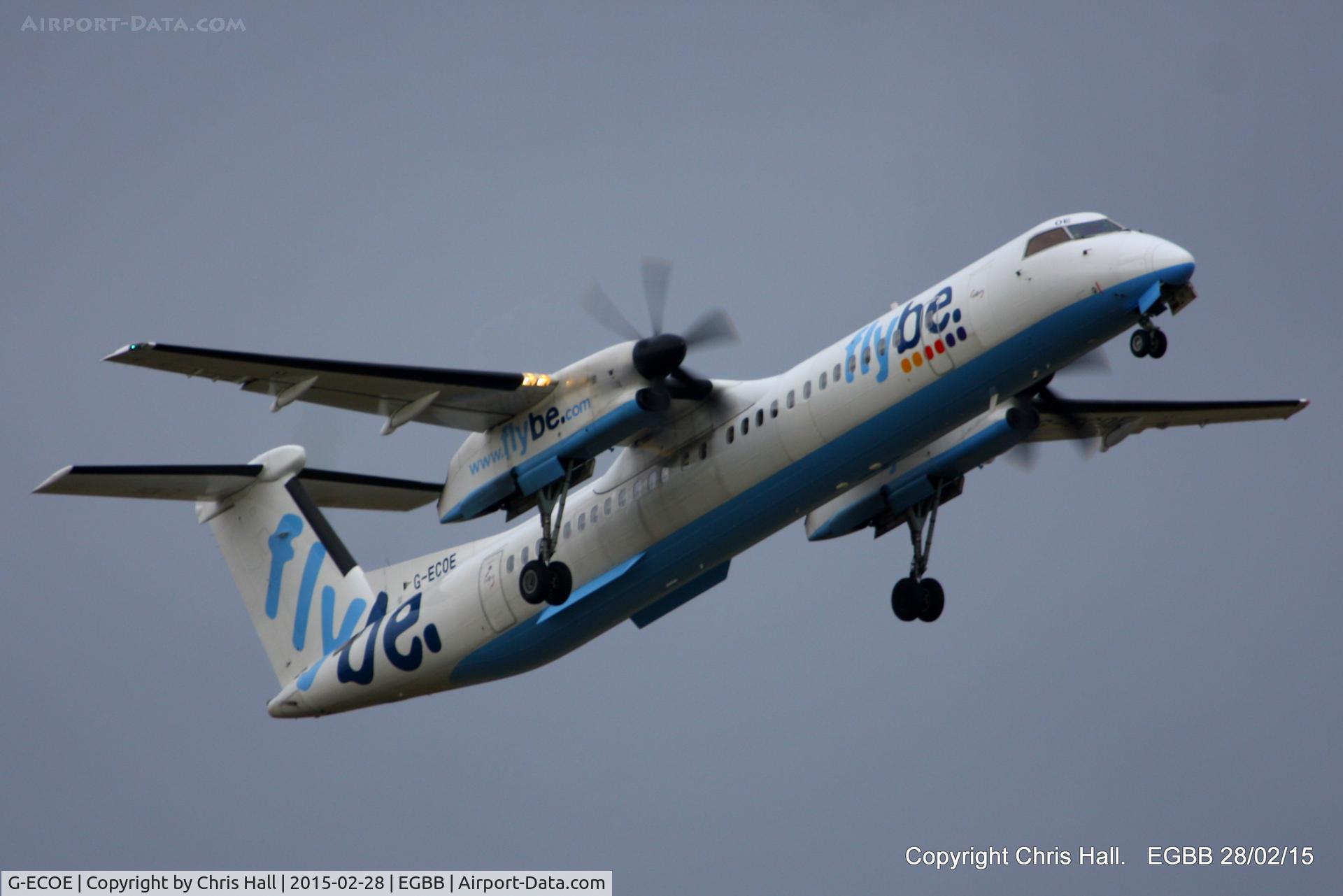 G-ECOE, 2008 De Havilland Canada DHC-8-402Q Dash 8 C/N 4212, flybe