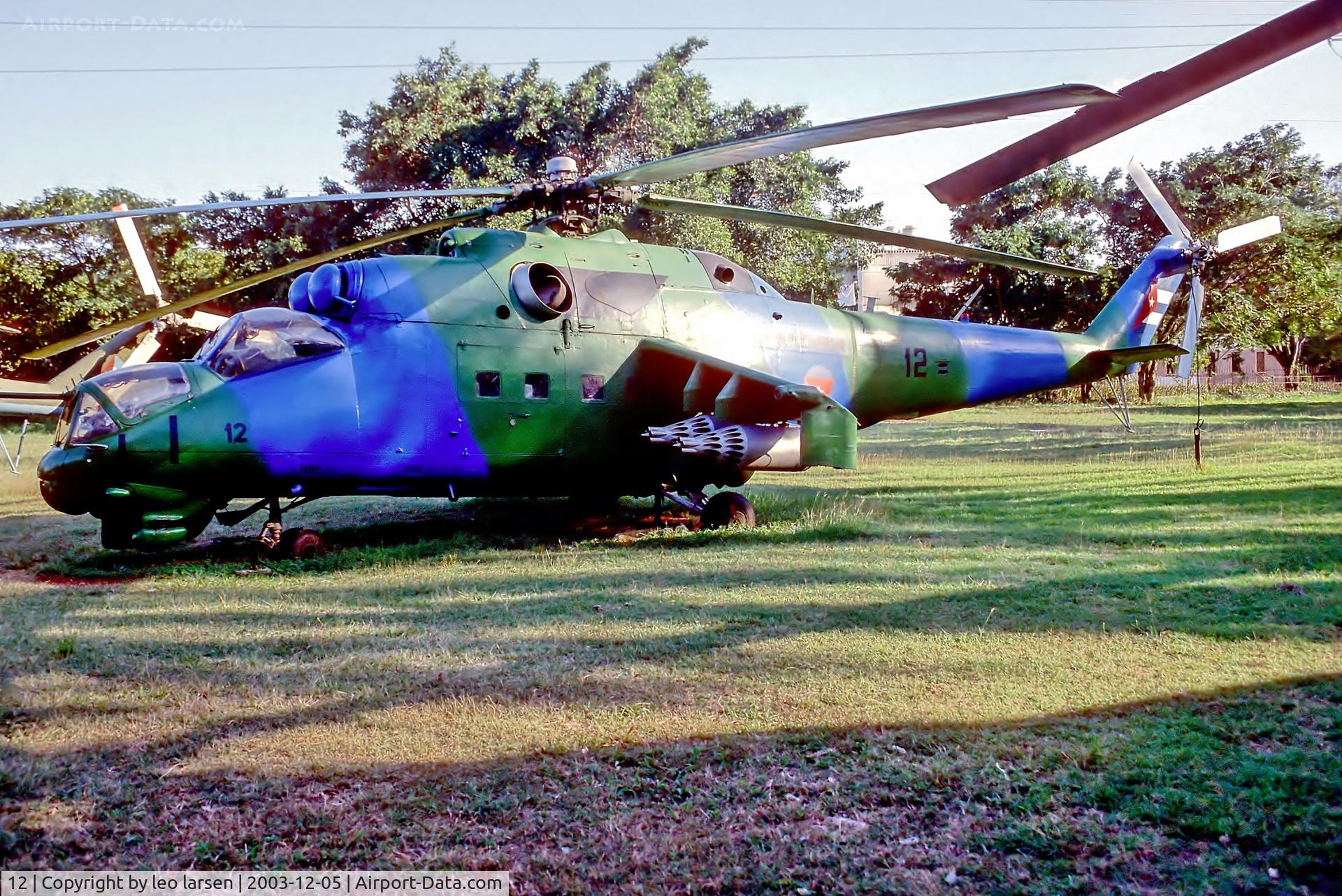 12, 1981 Mil MI-24D C/N 303201, Museo del Aire Havana 5.12.03