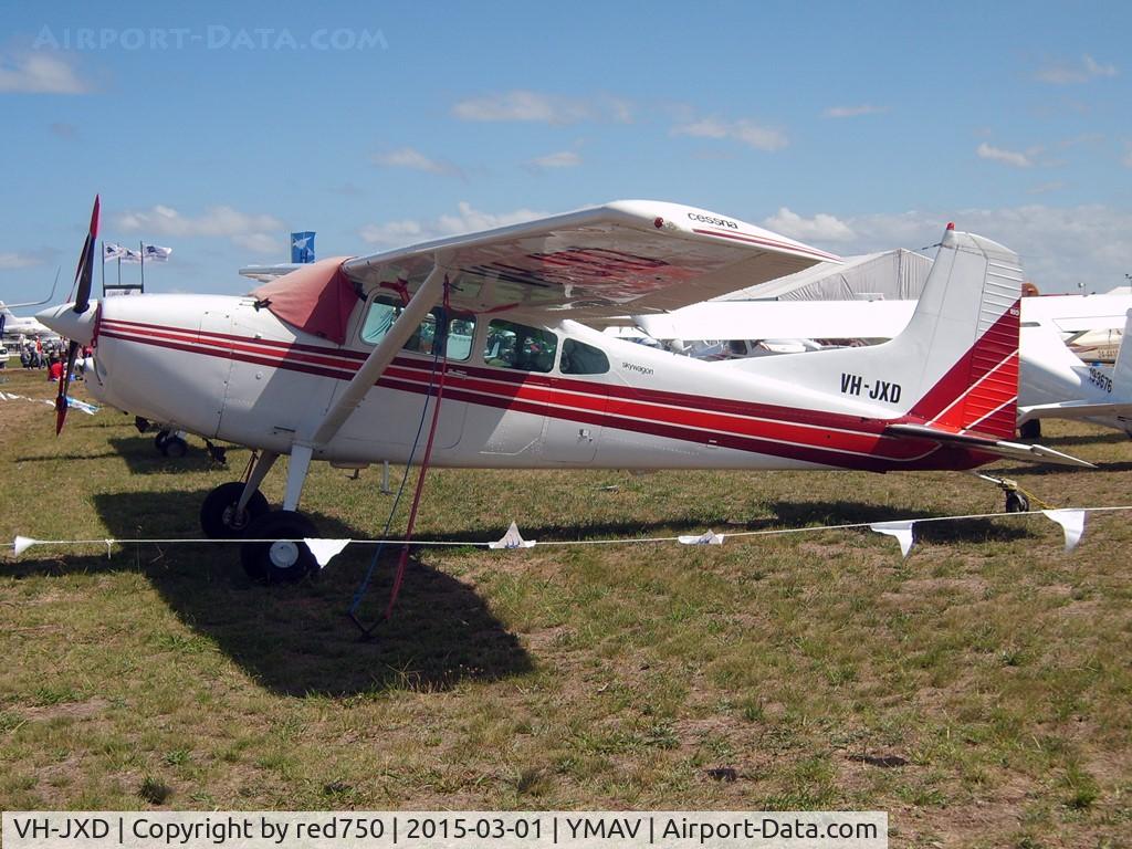 VH-JXD, Cessna A185F Skywagon 185 C/N 18502663, Cessna Skywagon VH-JXD at Avalon 2015