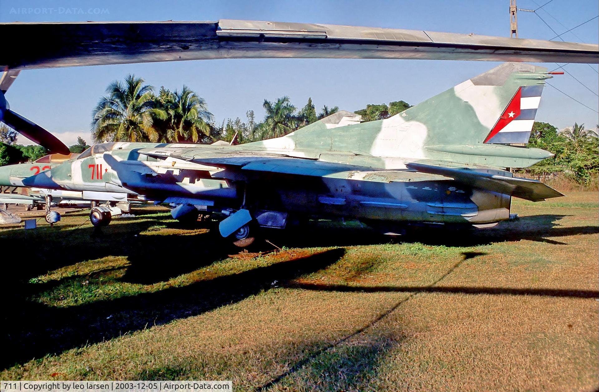 711, Mikoyan-Gurevich MiG-23BN C/N 0393209121/5950, Museo del Aire Havana 5.12.03