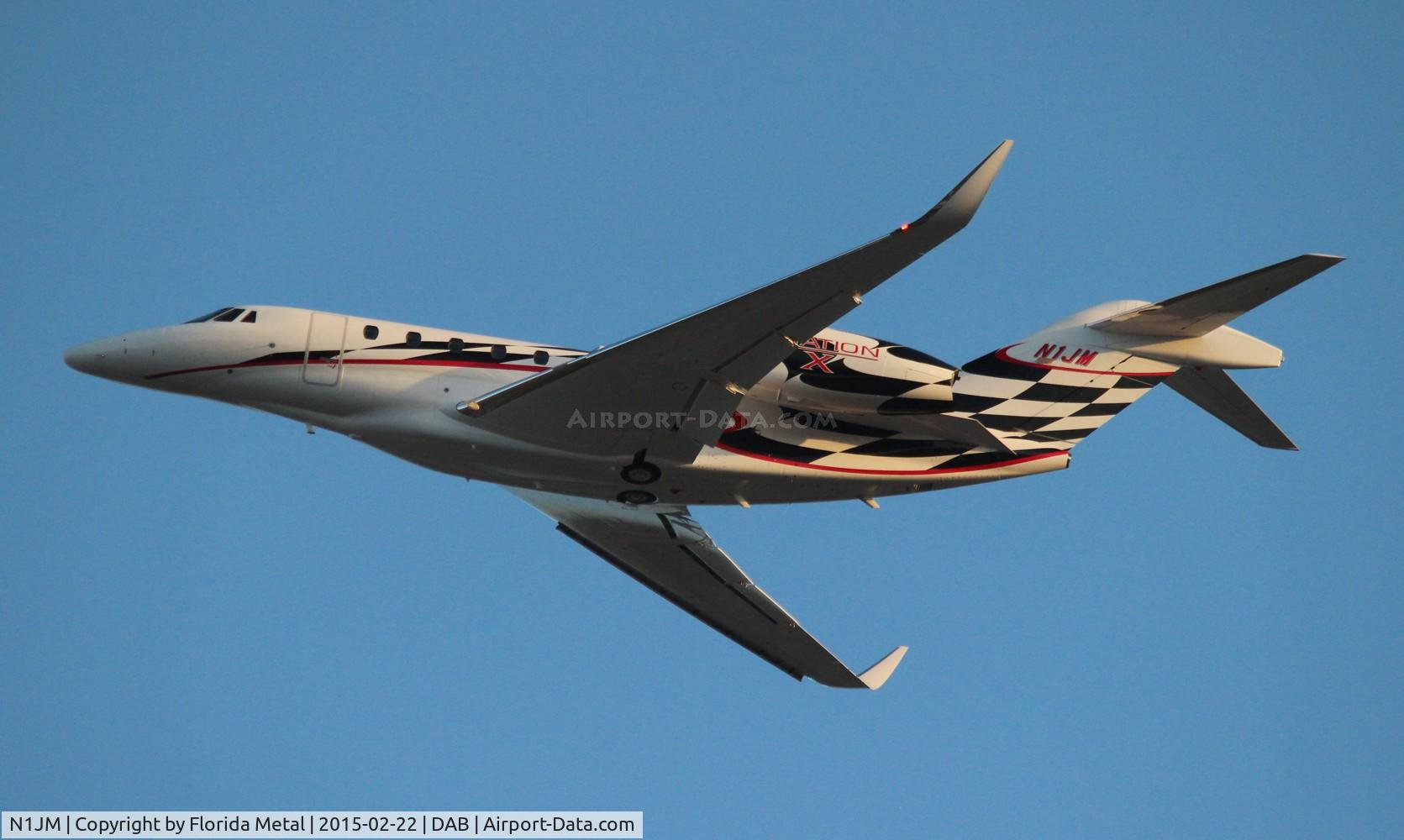 N1JM, 1996 Cessna 750 Citation X Citation X C/N 750-0005, Jamie McMurray Citation 750