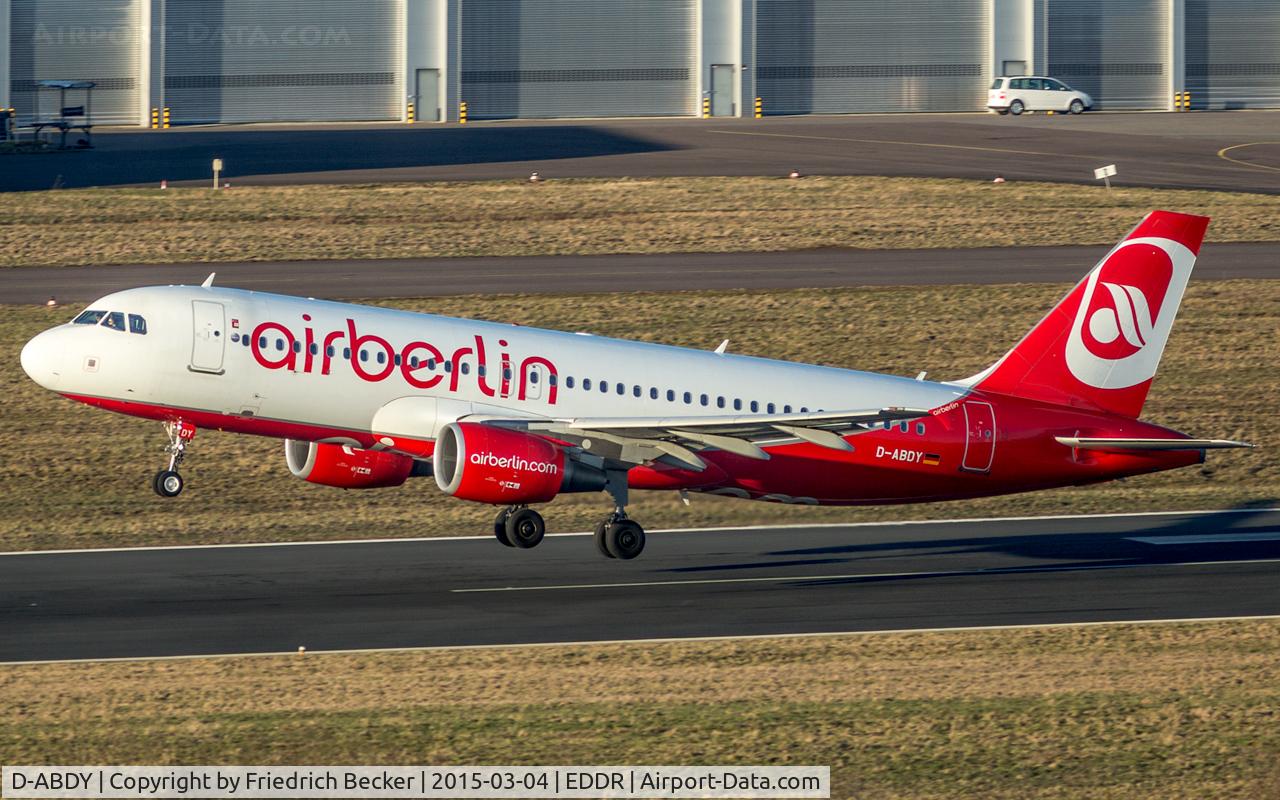 D-ABDY, 2009 Airbus A320-214 C/N 4013, departure to Palma
