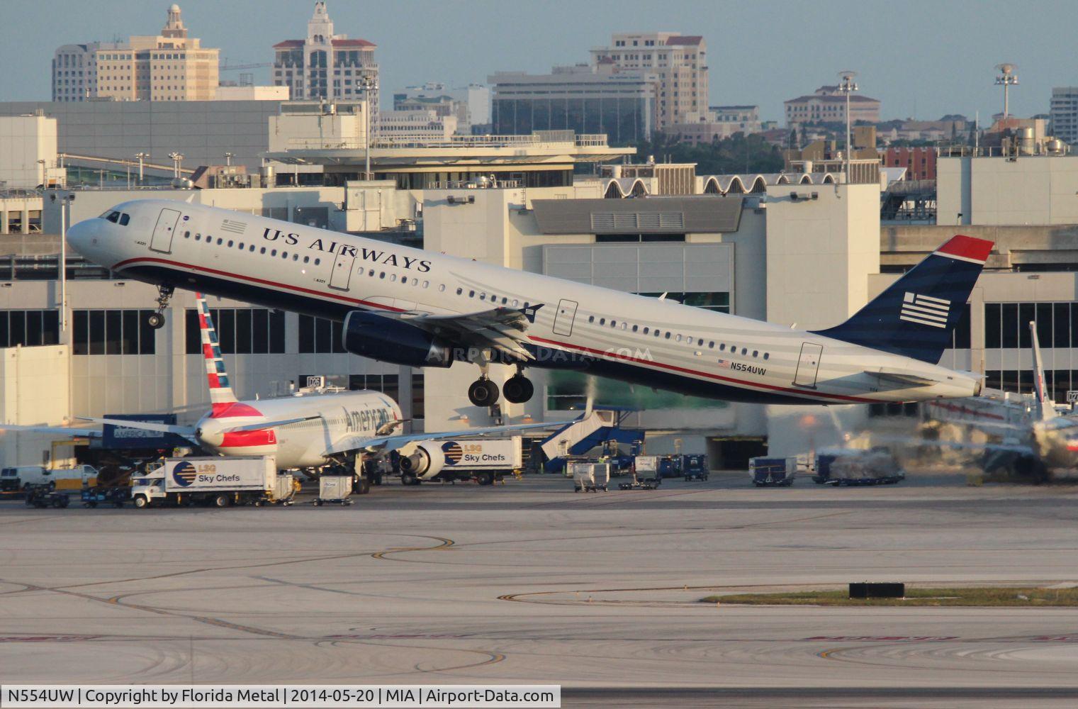 N554UW, 2011 Airbus A321-231 C/N 4866, US Airways A321