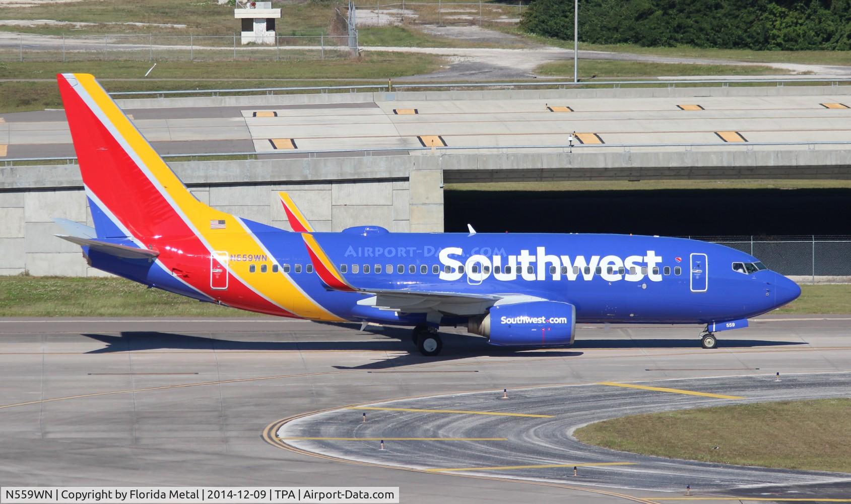 N559WN, 2002 Boeing 737-73V C/N 30249, Southwest 737-700